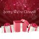 Christmas Closure